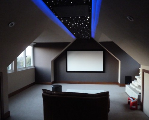 cinema loft conversion room